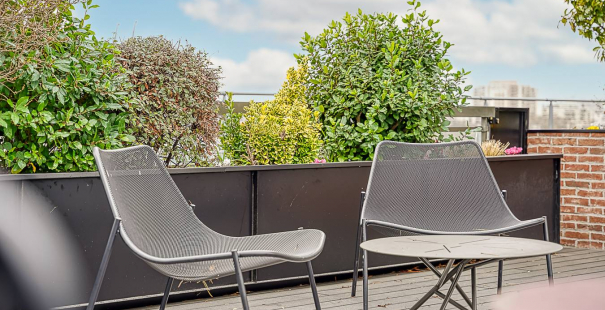 Aménagement et rénovation toit terrasse AG2R LA MONDIALE